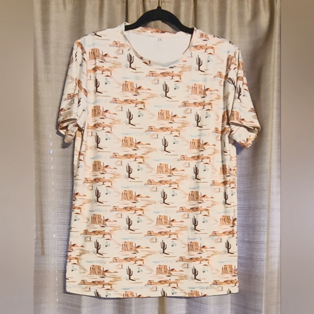 Desert Print Novelty Tee